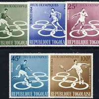 Togo 1964 Tokyo Olympic Games perf set of 5 unmounted mint, SG 386-90