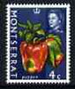 Montserrat 1969-70 Pepper 4c (wmk sideways) unmounted mint, SG 216