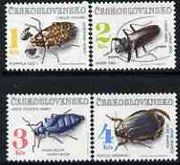 Czechoslovakia 1992 Beetles perf set of 4 unmounted mint, SG 3097-3100