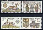 Czechoslovakia 1982 Castles perf set of 4 unmounted mint, SG 2632-35