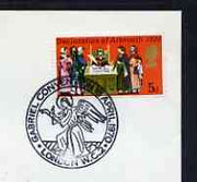 Postmark - Great Britain 1970 cover bearing illustrated cancellation for Gabriel Convention (showing an Angel)