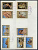 Fujeira 1966 Stamp Centenary Exhibition perf set of 9 on 2 plain covers with first day cancels