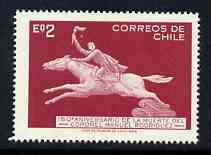 Chile 1969 Manuel Rodriguez (on Horseback) unmounted mint, SG 619*