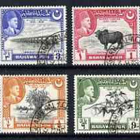 Bahawalpur 1949 S Jubilee of Accession set of 4 very fine used, SG 39-42