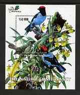 Mauritania 2003 The Nature Conservancy perf m/sheet (Birds by John Audubon) fine cto used