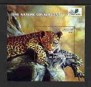 Ivory Coast 2003 The Nature Conservancy perf m/sheet (Leopard) fine cto used