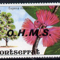 Montserrat 1976 Malay Apple Tree OHMS 5c unmounted mint (only recorded cto used) SG O7