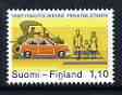 Finland 1979 The Private Car 1m 10 showing modern day and vintage cars, unmounted mint SG 954