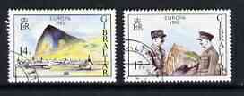 Gibraltar 1982 Europa (Operation Torch) set of 2 fine used SG 479-80