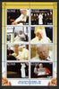 Komi Republic 2003 Pope John Paul II perf sheetlet #01 containing complete set of 8 values (inscribed Pope Joan Paul II) unmounted mint