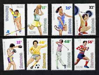 Samoa 1983 South Pacific Games perf set of 8 unmounted mint, SG 639-46*