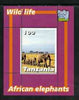 Tanzania 2003 Wild Life - Elephants perf souvenir sheet unmounted mint