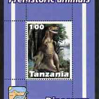 Tanzania 2003 Prehistoric Animals perf souvenir sheet unmounted mint