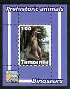 Tanzania 2003 Prehistoric Animals perf souvenir sheet unmounted mint