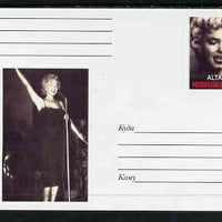 Altaj Republic 1999 Marilyn Monroe #02 postal stationery card unused and pristine