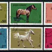 Rumania 1984 Horses set of 6 fine cto used, SG 4883-88*