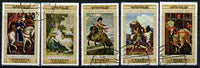 Yemen - Republic 1968 Paintings of Horses set of 5 fine cto used (Mi751-55)