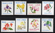 Brazil 1990 Flowers original set of 8 values, SG 2413-24