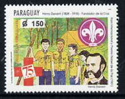 Paraguay 1994 75th Anniversary of Red Cross 150g Scouts & Dunant unmounted mint,SG 1460*