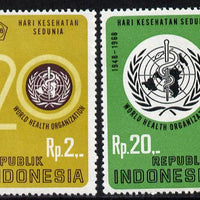 Indonesia 1968 Anniversary of v set of 2, SG 1191-92 unmounted mint*