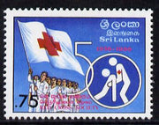 Sri Lanka 1986 Red Cross Anniversary unmounted mint, SG 928