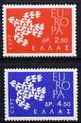 Greece 1962 Europa set of 2 unmounted mint, SG 898-99*