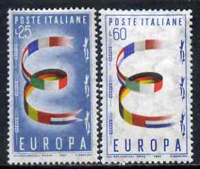 Greece 1961 Europa set of 2 unmounted mint, SG 877-78*