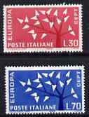 Italy 1960 Europa set of 2 unmounted mint, SG 1030-31