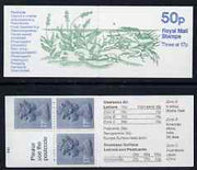 Great Britain 1986-87 Pond Life #2 (Common Frog) 50p booklet complete, SG FB33 with cyl number B43