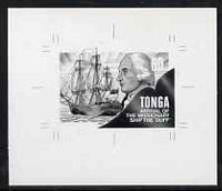 Tonga 1997 Capt James Wilson & Duff 60s (from King George & Christianity Anniversary set) B&W photographic proof, scarce thus, as SG 1386