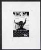 Tonga 1993 Maui, Fisher God 10s (from Children's Painting Competition set) B&W photographic proof, scarce thus, as SG 1255