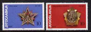 Yugoslavia 1985 40th Anniversary of VE Day set of 2 unmounted mint, SG 2214-15