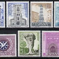 Spain 1967 Tourist Series and Int Tourist Year set of 8 unmounted mint, SG 1860-66