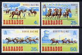 Barbados 1969 Horse Racing set of 4 unmounted mint, SG 381-84