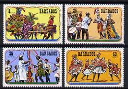 Barbados 1975 Crop-over Festival set of 4 unmounted mint, SG 531-34