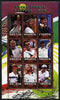 Rwanda 2010 Great Tennis Players - Men perf sheetlet containing 9 values fine cto used