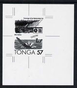 Tonga 1991 Accident Prevention 57s (Safety at Sea with Tongan inscription) B&W photographic Proof, as SG 1128