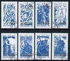 Kyrgyzstan 1995 Millenary of 'Manas' (epic poem) perf set of 8 values cto used, SG 62-69