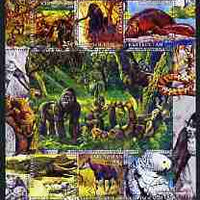 Kyrgyzstan 2004 Fauna of the World - African Forests #2 perf sheetlet containing 6 values cto used