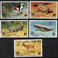 Uganda 1977 WWF Endangered Species cto set of 5, SG 199-203*