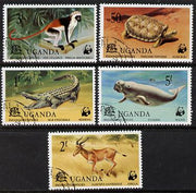 Uganda 1977 WWF Endangered Species cto set of 5, SG 199-203*