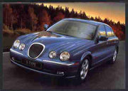 Postcard - Great Britain 1998 Publicity postcard showing Jaguar S type from the British International Motorshow, unused and pristine