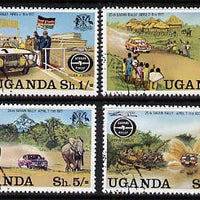 Uganda 1977 Safari Rally complete cto set of 4, SG 188-91*