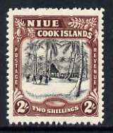 Niue 1944-46 HMS Island Village 2s (multiple wmk) unmounted mint, SG 96