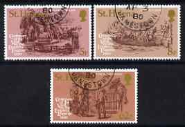 St Helena 1980 Empress Eugenie's Visit set of 3 fine cto used, SG 358-60