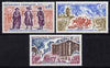 France 1971 History of France (6th series) set of 3 unmounted mint SG 1922-24