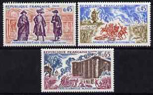 France 1971 History of France (6th series) set of 3 unmounted mint SG 1922-24