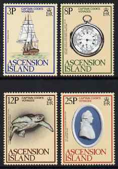 Ascension 1979 Bicentenary of Captain Cook's Voyages perf set of 4 unmounted mint, SG 242-45