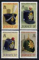 Jersey 1972 Royal Jersey Militia set of 4 unmounted mint,, SG 77-80