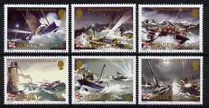 Jersey 1984 Centenary of Jersey RNLI Lifeboat Station set of 6 unmounted mint, SG 334-39